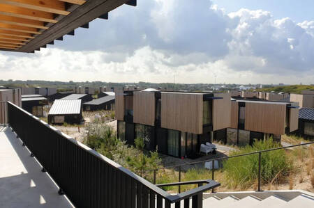 View of holiday homes at the Roompot Zandvoort holiday park