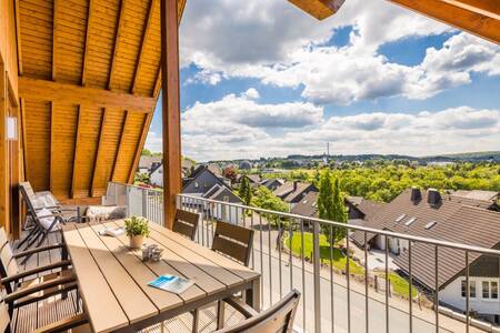View from a balcony of an apartment at Roompot Bergresort Winterberg