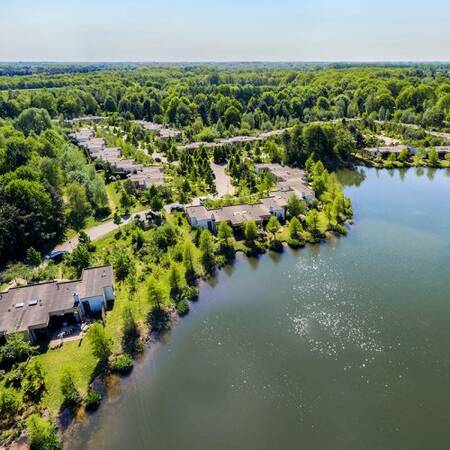 Aerial view of Center Parcs Het Heijderbos