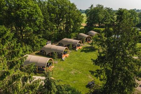 Luxury Lodgetent XL with private sanitary facilities at Holiday Center 't Schuttenbelt