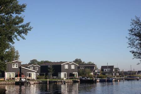 Holiday homes on the water at the Landal Waterpark Oan'e Poel . holiday park